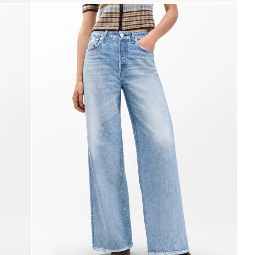 Rag & Bone "Sweatpants Jeans" - Size 31 Miramar Cotton Terry Wide Leg Pants